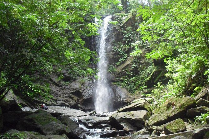 Avocat Waterfall Tour & Beach Stop Adventure - Walking through the river to Avocat Falls