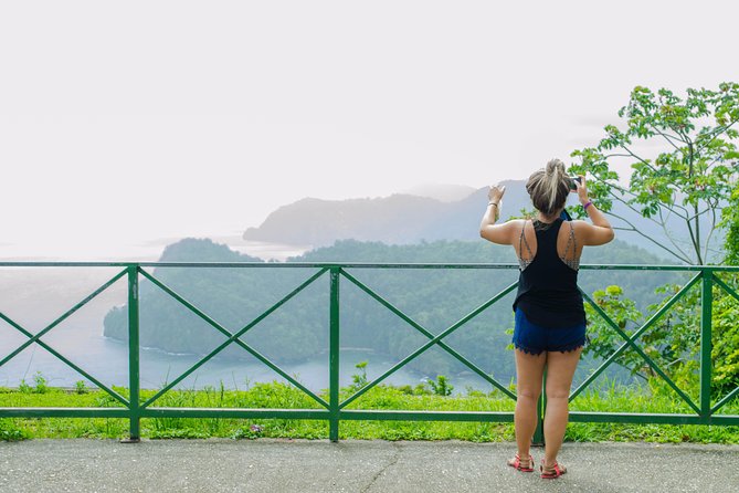 Day Trip to Las Cuevas Beach from Port of Spain - Maracas Lookout and the first coastal views