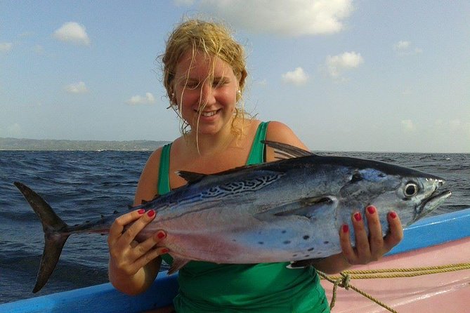 Fun Fishing Tour (Snacks & Light Refreshments Offered) - Leaving Buccoo Point for open-water fishing