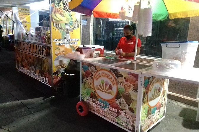 Street Food and a Taste of Trinidad Night life - Carnival Village and the seasonal version